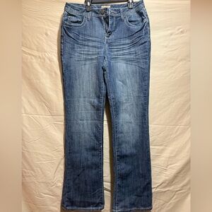 Earl Jeans Women's Medium Blue Flare Denim Size 12